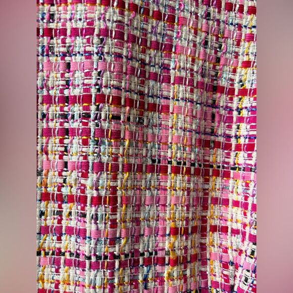 Talbots RSVP Pink Tweed Sheath Dress Size 4P - Picture 6 of 12